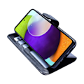 Pikkukuva 9 / 10: Samsung Galaxy A04s - PU Nahkainen Lompakkokotelo Vit