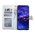 Miniatyrbillede 5 af 10: Huawei Mate 20 Lite - PU Læder Pung Etui Svart