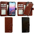 Miniatyrbillede 3 af 3: Huawei P20 Pro - PU Læder Pung Etui Svart