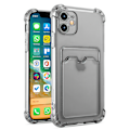Miniatyrbillede 3 af 10: iPhone 11 - Kort etui Beskyttelse Transparent Grå