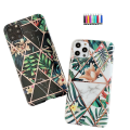 Miniatyrbillede 1 af 4: iPhone 12 Pro - Geometrisk Blomster Etui Svart