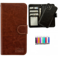 Miniatyrbillede 1 af 3: iPhone 11 - PU Læderpung Etui Svart