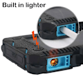 Miniatyrbillede 3 af 10: Solcelledrevet Powerbank Bærbar Ekstern Batterioplader 10000mAh