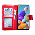 Miniatyrbillede 7 af 10: Samsung Galaxy A21s - PU Læder Pung Etui Svart
