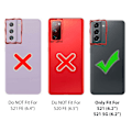 Miniatyrbillede 10 af 10: Samsung Galaxy S21 - Beskyttelse til kort - Transparent Grå