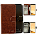 Miniatyrbillede 1 af 7: Komfort & Beskyttelse S9 med Læder - Samsung Galaxy S9 Etui Svart