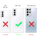 Pikkukuva 10 / 10: Samsung Galaxy S21 Plus - PU Nahkainen Lompakkokotelo Rosa