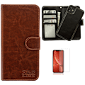 Miniatyrbillede 1 af 3: iPhone 11 - PU Læderpung Etui Brun