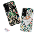 Pikkukuva 1 / 7: Samsung Galaxy S20 - Geometrinen kukkakuori Svart