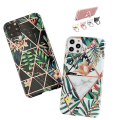 Miniatyrbillede 1 af 4: iPhone 12 Pro - Geometrisk Blomster Etui Vit