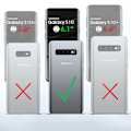 Miniatyrbillede 9 af 9: Samsung Galaxy S10 - PU Læder Pung Etui Svart