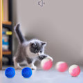 Miniatyrbillede 7 af 7: 5 stk. Pom Pom bolde - Sjovt legetøj til katte - Fluffy og blød