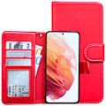 Miniatyrbillede 7 af 10: Samsung Galaxy S21 5G - PU Læderpung Etui Vit