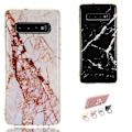 Pikkukuva 1 / 7: Suojaa Galaxy S10 Plus -puhelimesi marmorikuorella Svart
