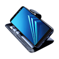 Miniatyrbild 10 av 10: Samsung Galaxy A8 2018 - Läderfodral/Skydd