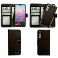 Miniatyrbillede 2 af 3: Huawei P20 Pro - PU Læder Pung Etui Svart