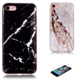 Miniatyrbillede 1 af 5: iPhone 7/8/SE (2020 & 2022) - Beskyttelse af marmor + skærm iPhone 7 Svart
