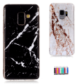 Miniatyrbillede 1 af 7: Flot cover til Samsung Galaxy S9 - Marmor cover! Svart