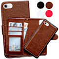 Miniatyrbillede 1 af 10: iPhone 6 / 6S - PU Læderpung Etui