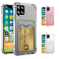 Miniatyrbillede 1 af 10: Samsung Galaxy A12 / A12 5G - Kortbeskyttelsesetui Transparent Grå
