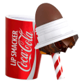 Miniatyrbild 5 av 6: Läppbalsam Lip Smacker Coca - Cola / Fanta Jordgubb Smak Brun