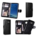 Pikkukuva 5 / 5: Nahkainen lompakkokotelo Galaxy S7 - Nahkaa ja magneetti! Vit