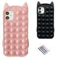Pikkukuva 1 / 6: iPhone 11 - Kotelosuoja Pop It Fidget Svart