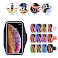 Miniatyrbillede 1 af 4: iPhone 15 Pro Max - PU Læder Sport Armbånd Etui Svart