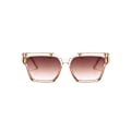 Miniatyrbillede 2 af 2: Brede luksuriøse solbriller i Limited Edition Champagne Pink one size