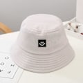 Pikkukuva 1 / 2: Kalastushattu Hip-Hop musta tai valkoinen kirjailtu lasihymiö aurinkohattu White one size
