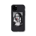 Miniatyrbillede 1 af 2: iPhone 12 Pro Max case Mona Lisa suger på klub leonardo Black one size