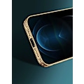 Miniatyrbillede 4 af 5: iPhone 12 Pro Luksus glas etui guldbarok elegant flere farver Green one size