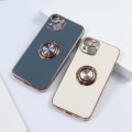 Miniatyrbillede 2 af 9: Luksuriøst stilfuldt etui ‘iPhone 14 Plus’ med ringstander funkt Black