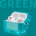 Miniatyrbillede 1 af 7: Firkantet etui til Airpods Pro i krystal + krog Green one size