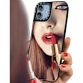 Miniatyrbild 1 av 4: Skal till iPhone 15, Pro & Max spegelglas spegel smink makeup Silver one size
