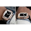Miniatyrbilde 2 av 3: Noorzai S - Apple Watch Luksus veske og bånd med rhinestone diamanter Pink gold