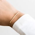 Pikkukuva 3 / 3: Rannekoru 18K kullattua lahja sydäntä Gold one size