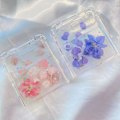 Miniatyrbillede 3 af 7: Samsung Galaxy Z FLIP 3 - gennemsigtig skal med tørrede blomster Transparent one size