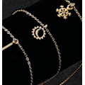 Miniatyrbillede 3 af 3: Forever sommer - halskæde med sol 18K forgyldt gave ferie Gold one size