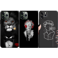 Miniatyrbilde 2 av 5: iPhone 12 & 12 Pro 3-PACK case lion Einstein Statue Grey one size
