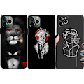 Pikkukuva 2 / 5: iPhone 12 & 12 Pro 3-PACK -kotelo leijona Einsteinin patsas Grey one size