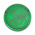 Miniatyrbilde 1 av 3: Snusboks i grønn aluminium med viking ulve mønster Green