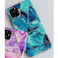 Pikkukuva 2 / 2: Kännykkä iPhone 11: lle sinisellä marmorikuviolla Blue one size