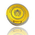 Miniatyrbilde 2 av 3: Snusboks i gullaluminium med tiger ''behold deg rolig'' gave snus Gold