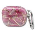 Pikkukuva 1 / 2: Airpods Third Generation Shell ylellisessä marmorikuvioisessa vaaleanpunaisessa koukussa Pink one size