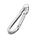 Miniatyrbilde 6 av 6: Firkantet etui til Airpods Pro i krystall + krok Transparent one size