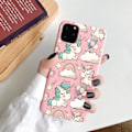 Miniatyrbilde 1 av 3: iPhone 15, Pro & Max case unicorn pink balloon rainbow Pink one size