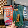 Pikkukuva 7 / 9: Tyylikäs ylellinen kuori kultaisilla yksityiskohdilla ja taittokehyksellä iphone Red one size