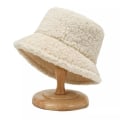 Miniatyrbilde 5 av 5: Varm fiskelue i plysj lue i ull unisex teddymateriale Beige one size