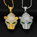Miniatyrbild 6 av 7: Noorzai Scandinavia - hängsmycke leopard puma zirkon 18 K guld Guld one size